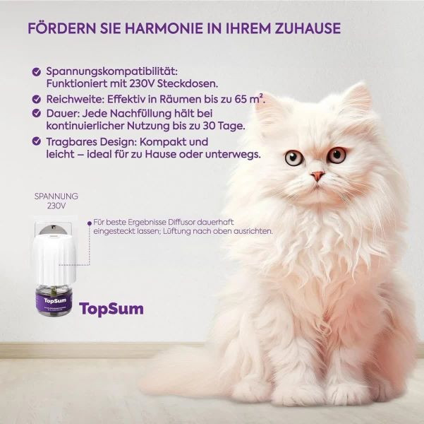 پخش کننده آرامش بخش فرومون گربه TopSum:
