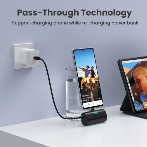 شارژر قابل حمل کوچک 5000 میلی آمپر