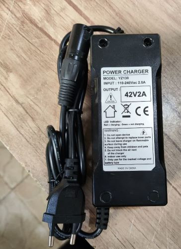 آداپتور برق 5 شاخه AC به DC 42V 2A برای اسکوتر