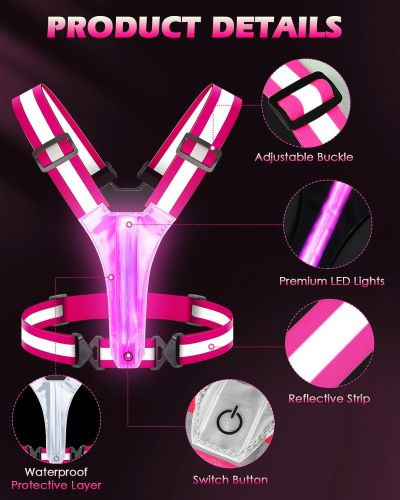 جلیقه بازتابنده LED -ZACRO