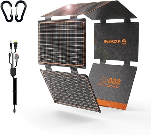 پنل خورشیدی قابل حمل FlexSolar 60W
