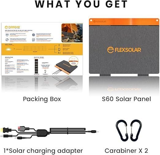 پنل خورشیدی قابل حمل FlexSolar 60W
