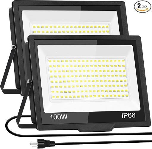 نورافکن LED 100 وات با نور بنفش پک 2 عدیی