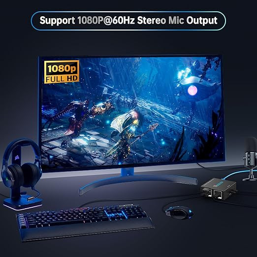 سوئیچ KVM اکستندر HDMI از نوع USB به RJ45 با پشتیبانی از کابلهای Cat5e/6/7 و رزولوشن 1080P