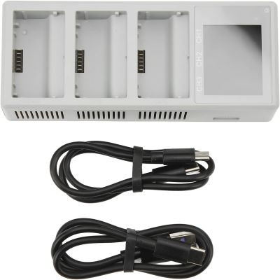 هاب شارژ باتری پهپاد با نمایشگر LCD USB
