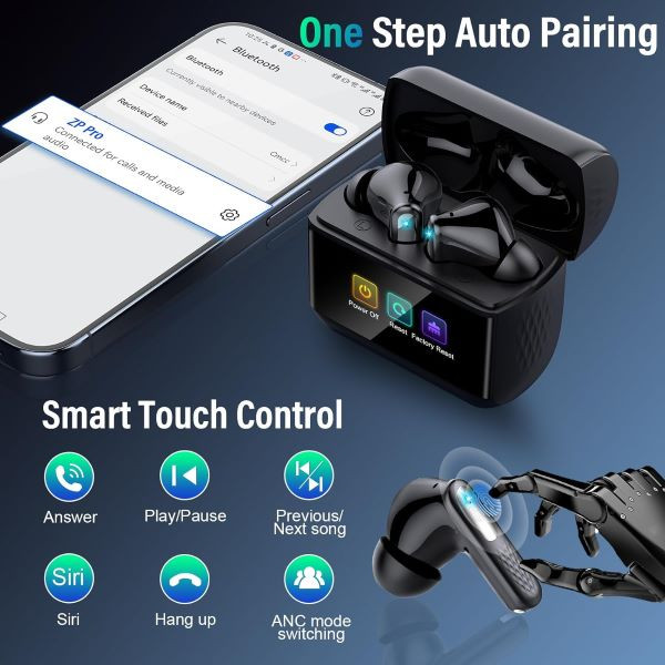 هدفون بیسیم با صفحه لمسی برند ZYHKON مدلZ9 PRO