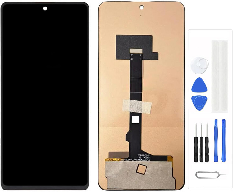 تاچ ال سی دی شیائومی/Redmi Note 12 torbo/ Poco F5 / Redmi Note 13 5G مشکی کیفیت Service Pack بدون فریم