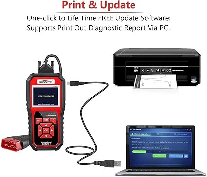 دیاگ خودرو OBD2 همه سیستم 850 KONNWEI KW