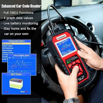 دیاگ خودرو OBD2 همه سیستم 850 KONNWEI KW