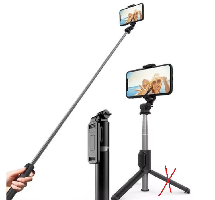 مونوپاد SELFIE STICK مدل C01 سه پایه دار