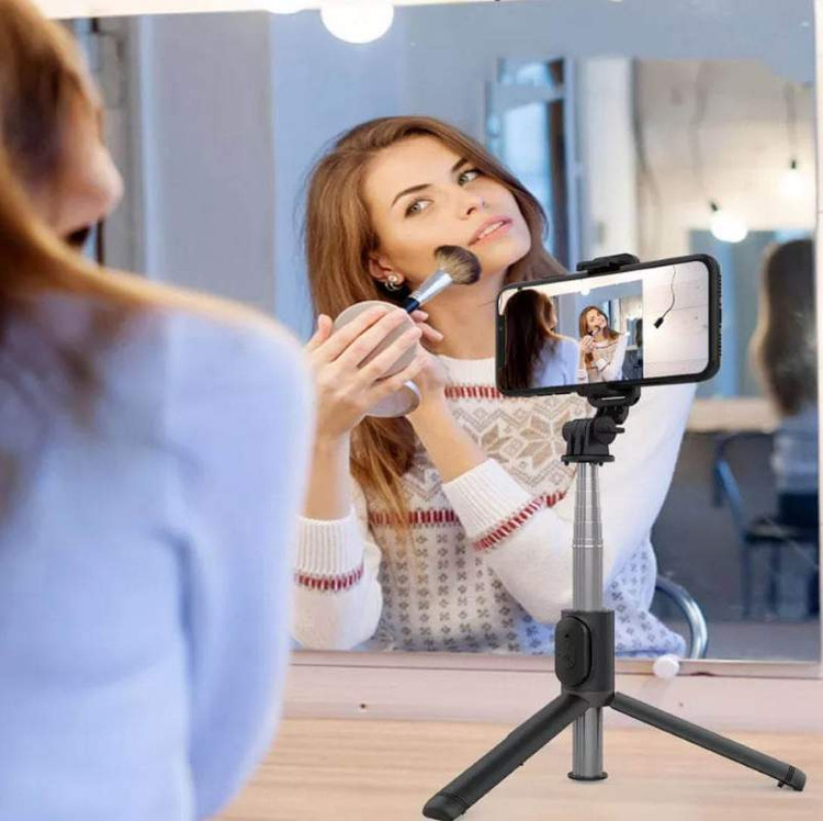 مونوپاد SELFIE STICK مدل C01 سه پایه دار