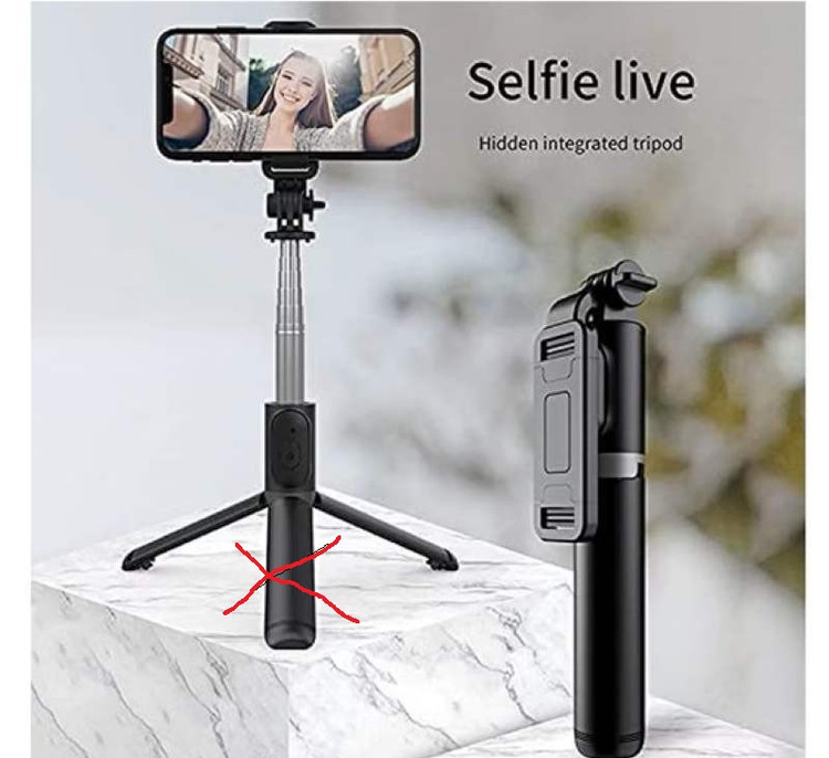 مونوپاد SELFIE STICK مدل C01 سه پایه دار