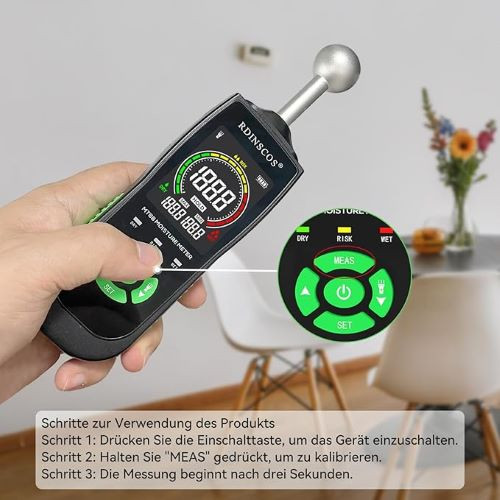 رطوبت سنج غیر مخرب RDINSCOS با نمایشگر LED