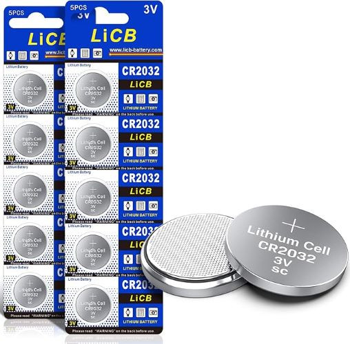 باتری لیتیومی LiCB CR2032 3V، 10 عددی