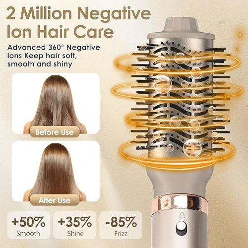 سشوار، برس حرارتی، حالت دهنده موANLUOMANIA