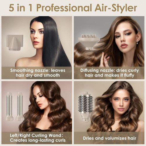 سشوار، برس حرارتی، حالت دهنده موANLUOMANIA