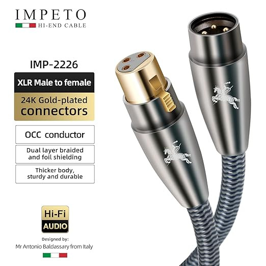 کابل میکروفون Impeto XLR