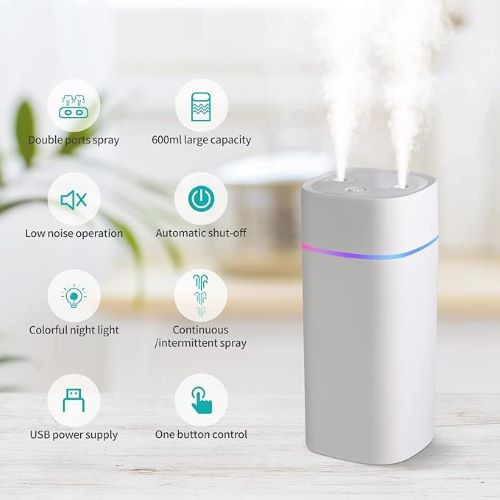 دستگاه بخور سرد , رطوبت ساز DUAL NOZZLE HUMIDIFIER