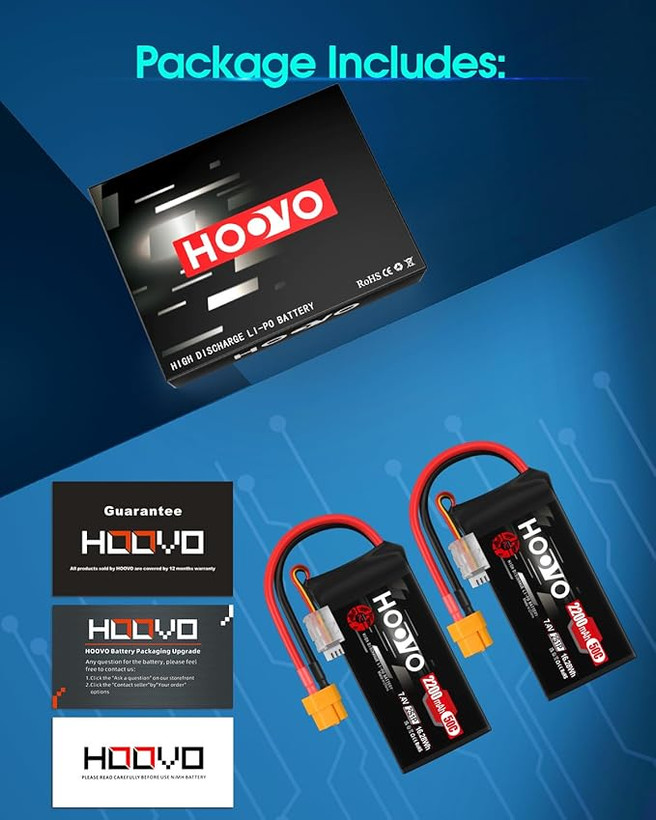 باتری لیپو HOOVO 2S 2200
