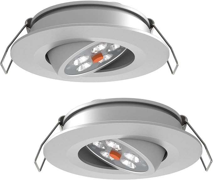 چراغ توکار LED مدل acegoo، ۱۲ ولت پک 2 عددی