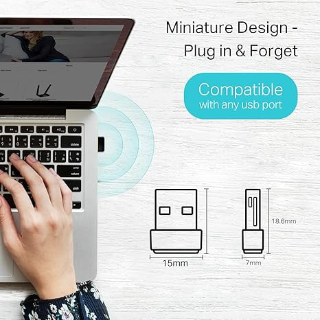 آداپتور وایفای USB تیپی-لینک نانو AC600 (آرچر تی2یو نانو)