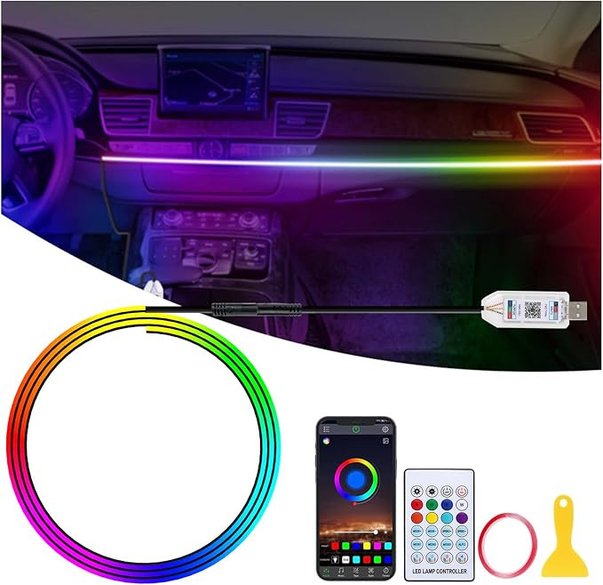 چراغ داخلی LED اکریلیک خودرو GPJYDمدل LED LIGHT