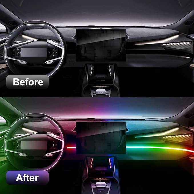 چراغ داخلی LED اکریلیک خودرو GPJYDمدل LED LIGHT