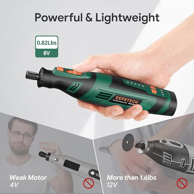 کیت ابزار چرخشی بیسیم DEPSTECH مدل DC08