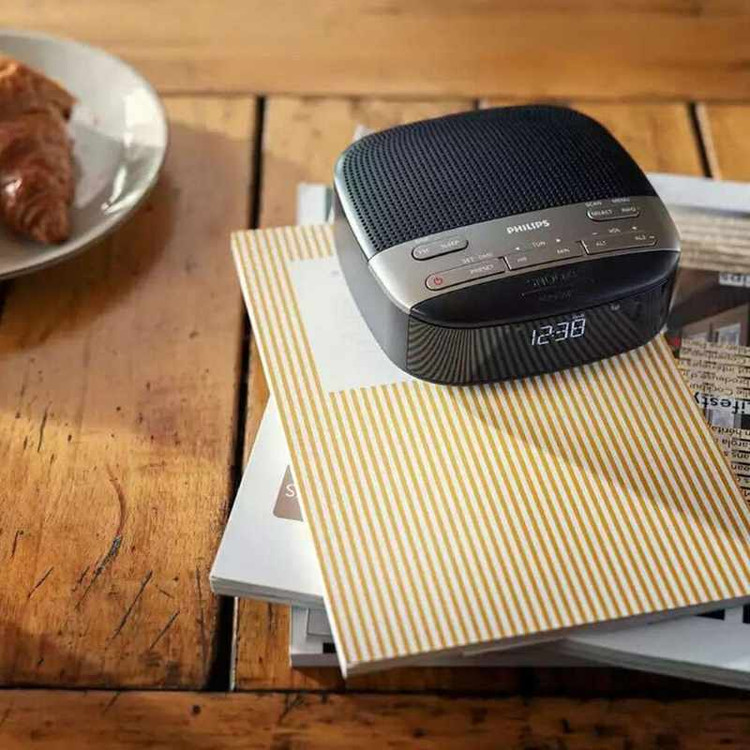 ساعت رادیویی آژرم دوگانه تیونر تایمر Philips