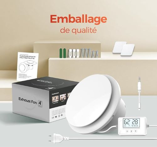 فن تهویه هوا با قابلیت تنظیم رطوبت و گرما در ۳ سرعت P107