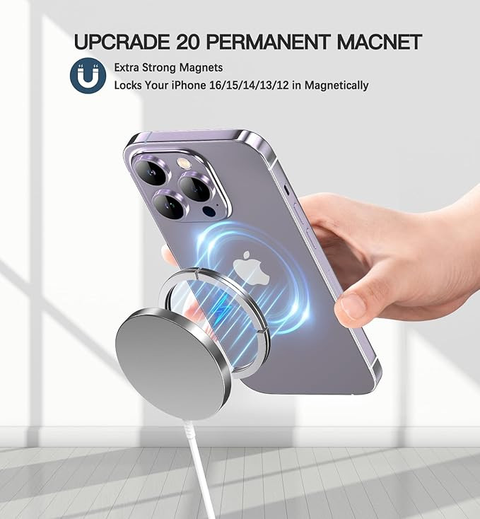 شارژر بیسیم مغناطیسی ۱۵ واتی، برند MAGLEAP مدل T517