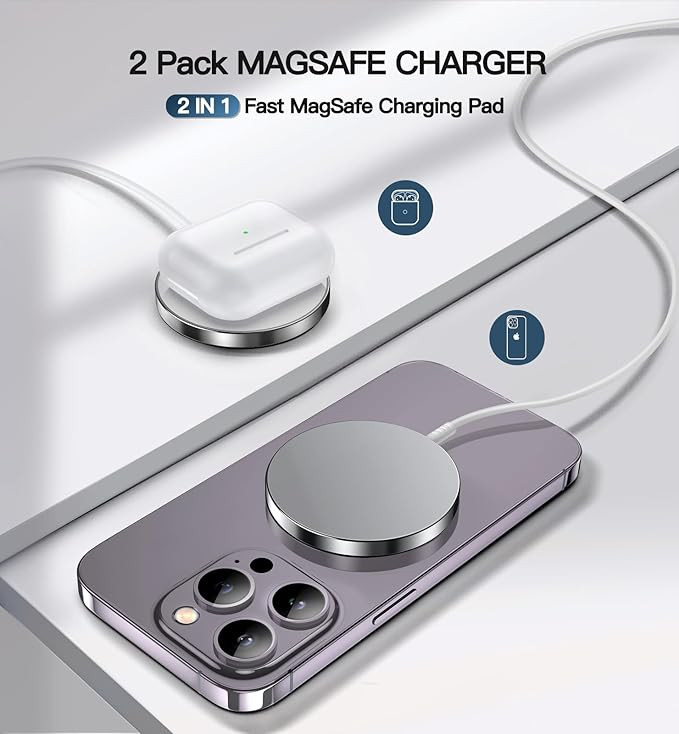 شارژر بیسیم مغناطیسی ۱۵ واتی، برند MAGLEAP مدل T517