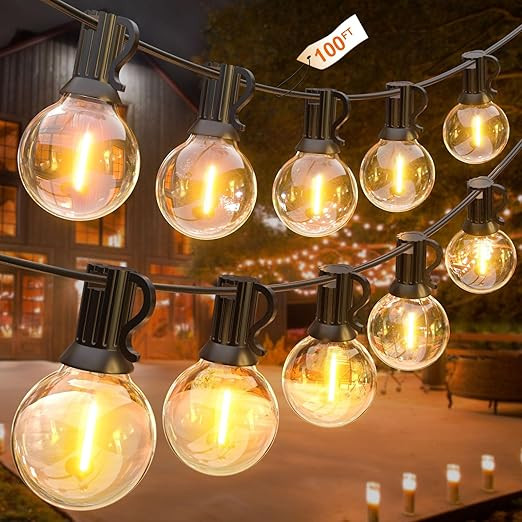 چراغهای رشتهای LED مدل G40 با طول 30 متر با کنترل از راه دور