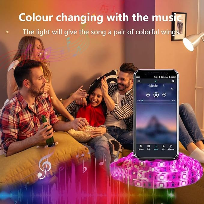 چراغهای نواری LED،برند L8STAR هوشمند 15 متر