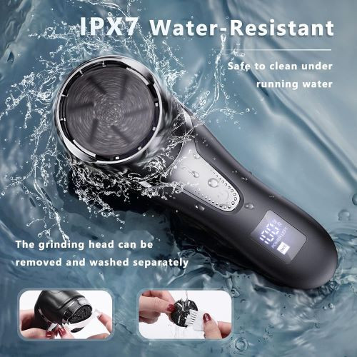 سوهان برقی وکیومی پاک کننده پینه پا V-510 با قابلیت شارژ USB و دیجیتال