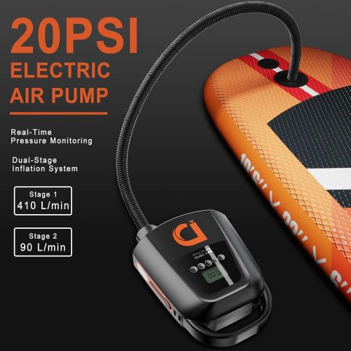 پمپ باد قابل شارژ Dskeuzeew با ظرفیت 20PSI و ظرفیت 9000 میلیآمپر