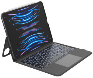 کیف و کیبورد AZERTY با نور پس زمینه برای آیپد پرو ۱۱