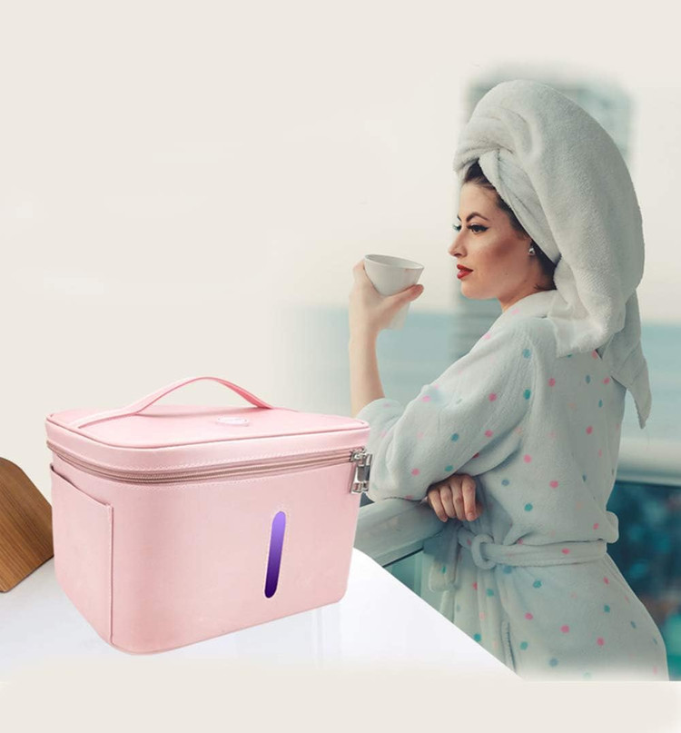 کیفهای استریلکننده UV (فرابنفش) برای ابزار زیبایی ,کودک، لباس زیر، (صورتی)