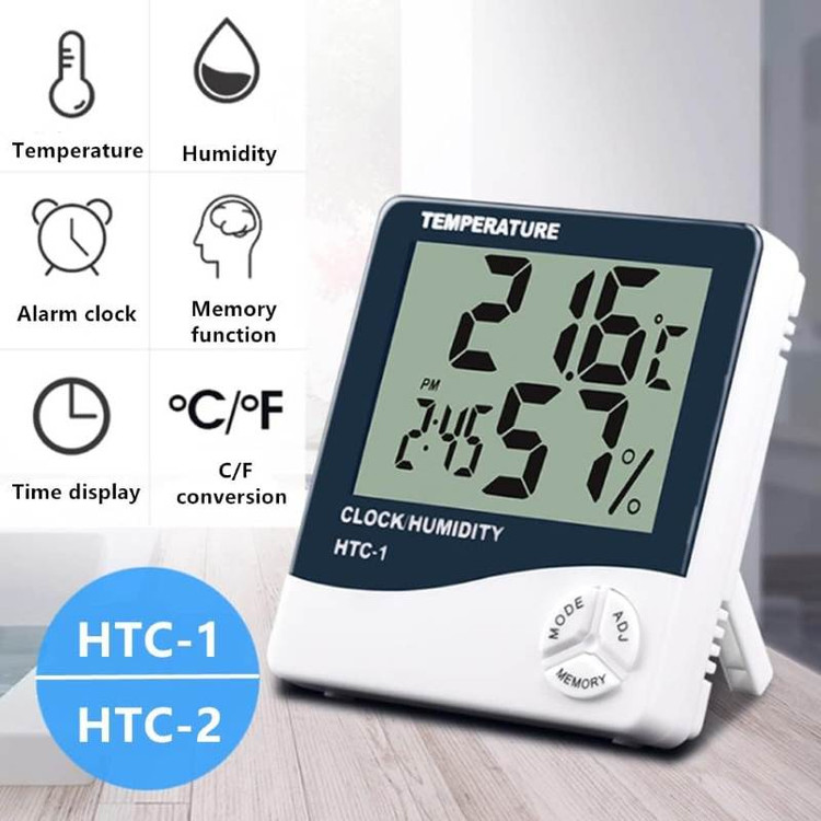 دماسنج و رطوبت سنج دیجیتال مدل HTC-1