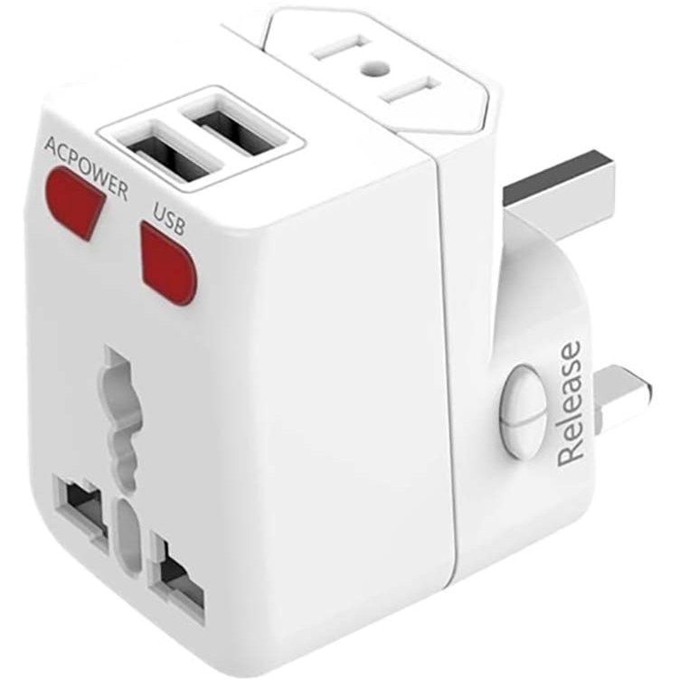 تبدیل برق 3 به 2 همه کاره + 2 پورت USB مدل SH-206