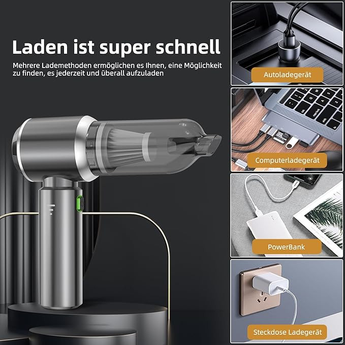 جاروبرقی دستی باتریدار NVKHG مدل ST-6653Plus