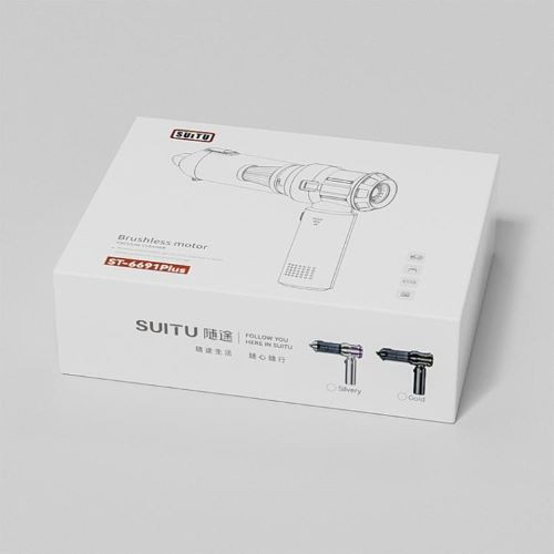 جارو برقی قدرتمند و بدون جاروبک SUITU ST-6691Plus (بنفش نقرهای)