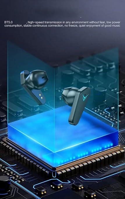 هدفون بیسیم X15، بلوتوث 5.3 بیسیم، هدفون مینی با تأخیر کم، هدست بیسیم مخصوص بازی