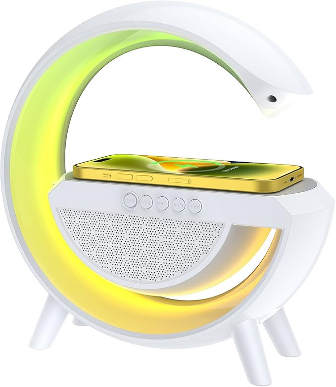 چراغ خواب ، اسپیکر، شارژر وایرلس و رادیومدل LED (BT 2301)