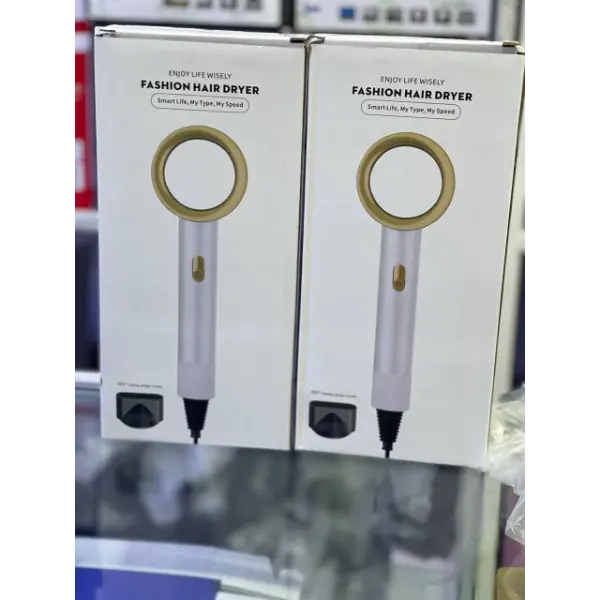سشوار FASHION HAIR DRYER مدل EARLYFISH LONIC با کنترل هوشمند و خشک کن سریع 1200 وات - خاکستری