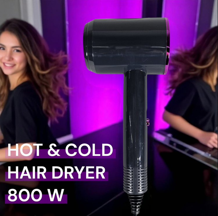 سشوار FASHION HAIR DRYER مدل EARLYFISH LONIC با کنترل هوشمند و خشک کن سریع 1200 وات - خاکستری