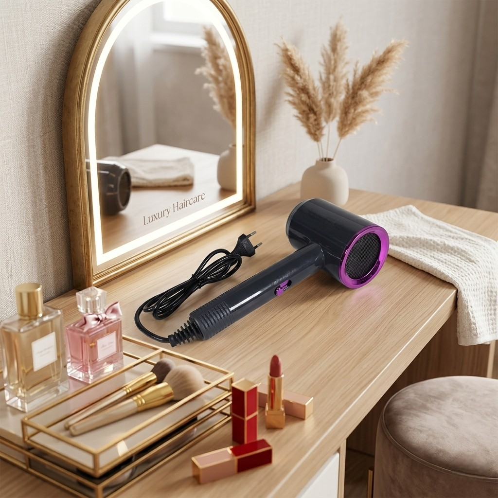سشوار FASHION HAIR DRYER مدل EARLYFISH LONIC با کنترل هوشمند و خشک کن سریع 1200 وات - خاکستری