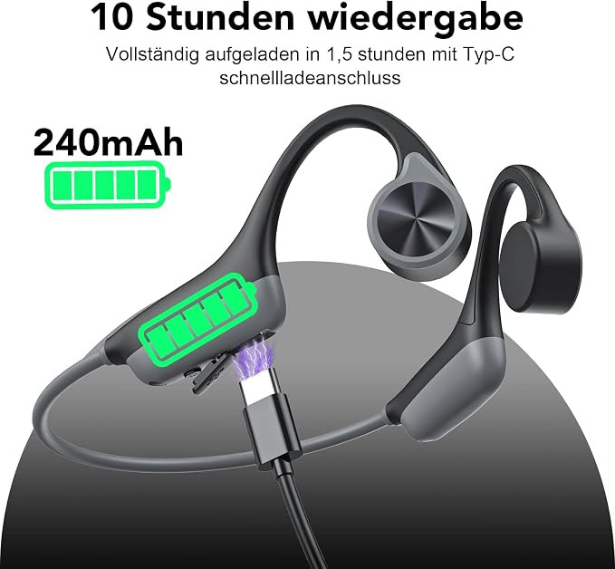 هدفون Bone Sound بلوتوث 5.3، هدفون بیسیم هدایت استخوانی برند RR SPORTS