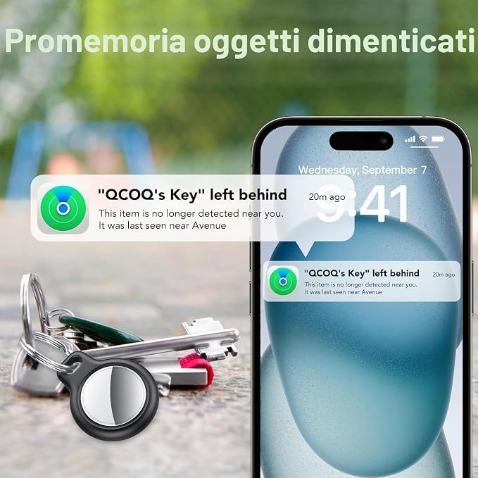 تگ ردیاب هوشمند برند QCOQ مدل TX03 پک 4 عددی
