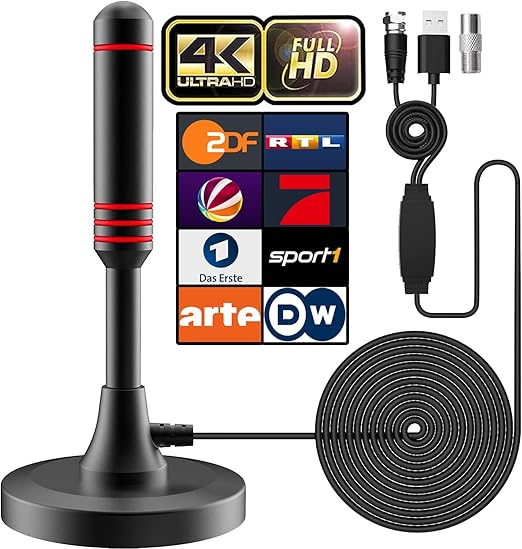 آنتن Sofobyte DVB-T/DVB-T2 با تقویت‌کننده